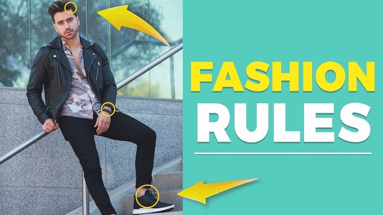 golden rules in men's fashion