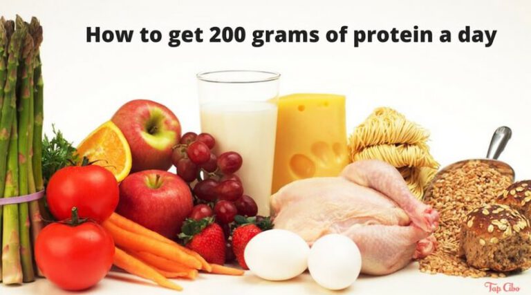 eat 200 grams of protein a day